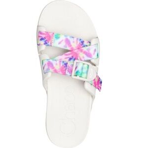 Chaco Chillos‎ Slides for Kids Light Tie Dye Sandals Size 5